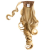Hairdo Rabo de Cavalo Ondulado - Louro Com Mechas Super Claras 58Cm