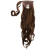 Hairdo Rabo de Cavalo Ondulado - Chocolate Com Mechas Cobre 58Cm