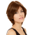 Crown Wigs Amanda Cor Castanho Claro - Peruca 25cm
