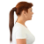 Hairdo Rabo de Cavalo Liso - Cobre Escuro 46Cm