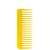 Océane Femme Color Comb Wide Amarelo - Pente