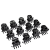 Océane Femme Complete My Look 149 Black - Conjunto de Prendedores de Cabelo