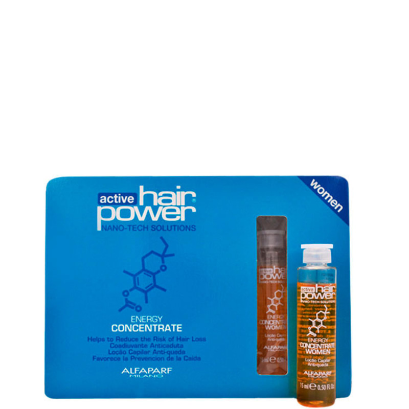 Alfaparf Active Hair Power Energy Women Concentrate - Ampola de Tratamento 6x15ml