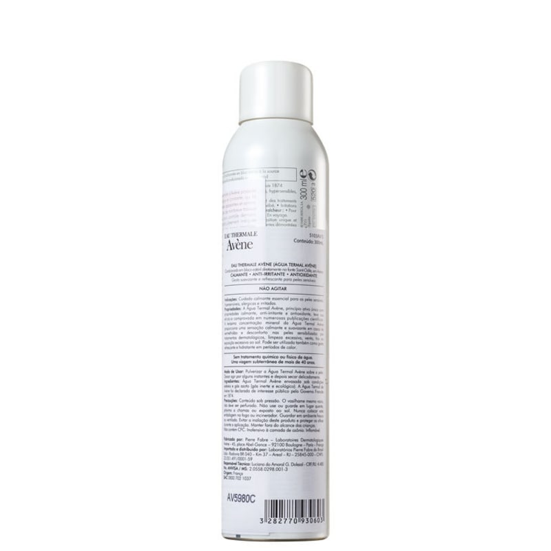 Avène Eau Thermale - Água Termal 300ml