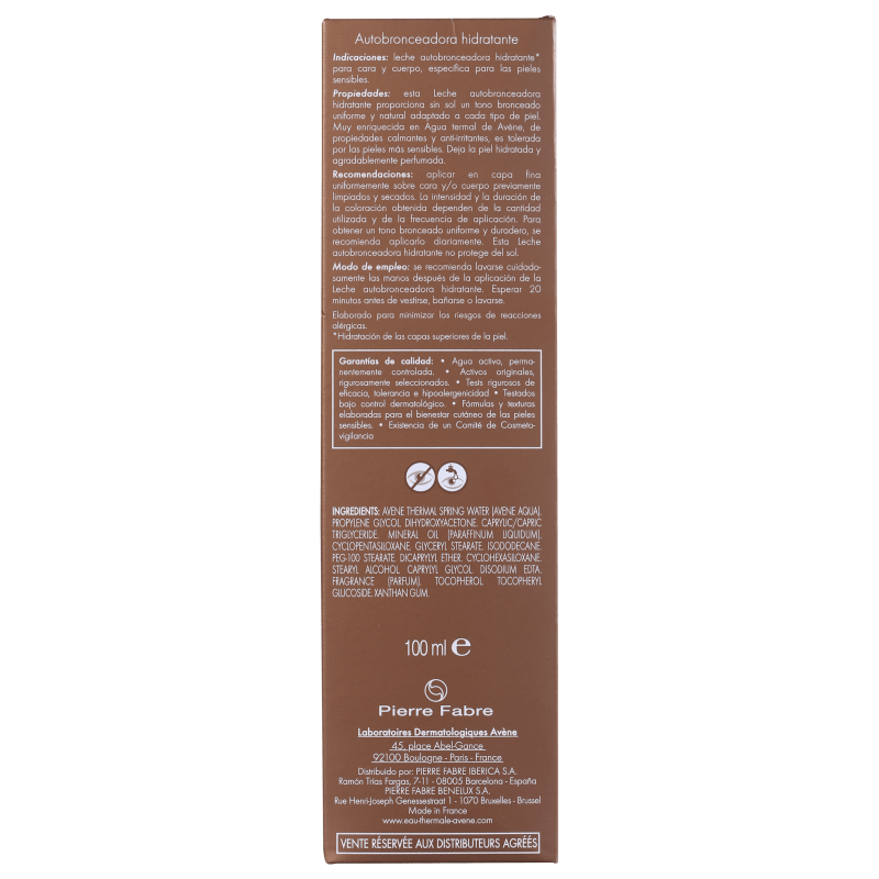 Avène Autobronzant Hydratant - Autobronzeador 100ml