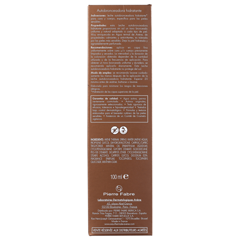 Avène Autobronzant Hydratant - Autobronzeador 100ml