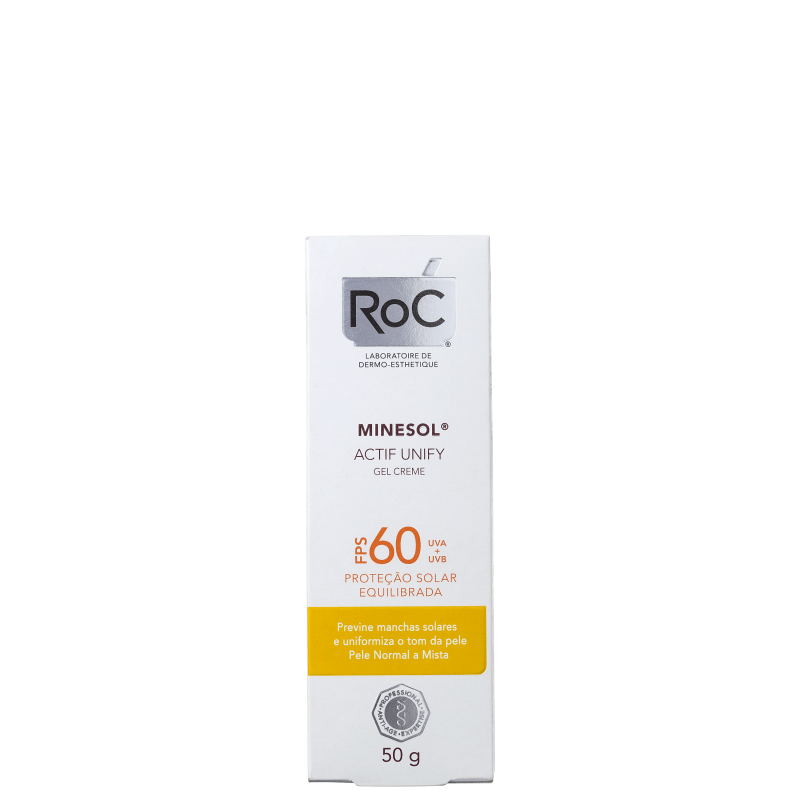 RoC Minesol Actif FPS 60 - Protetor Solar Facial 50g