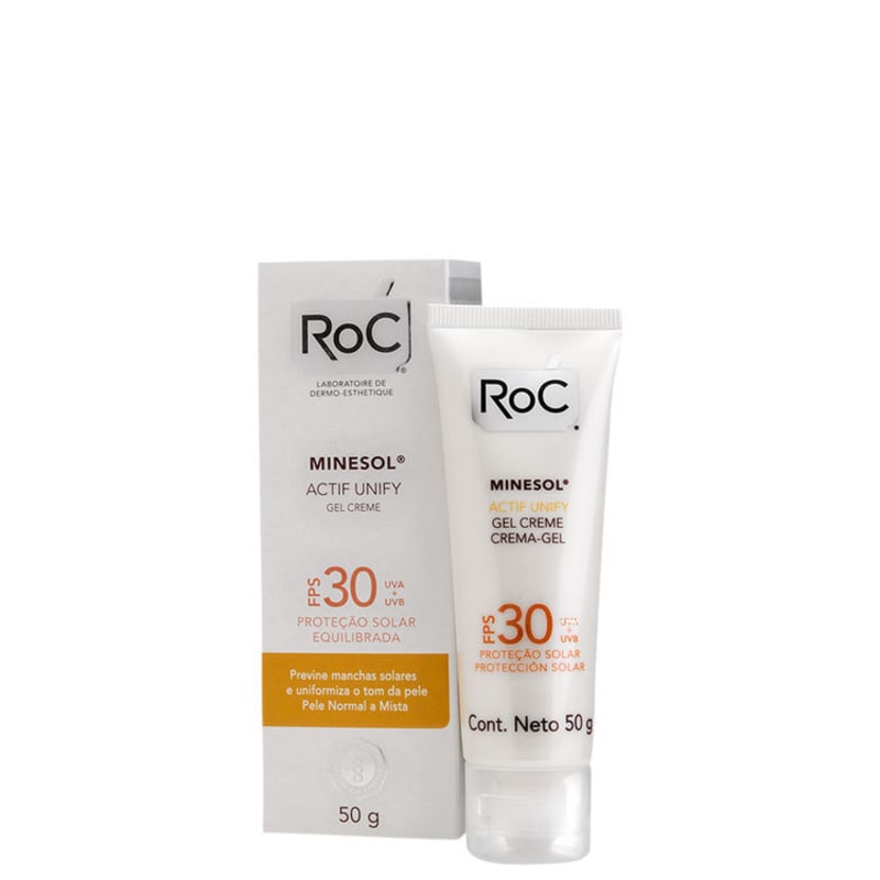 RoC Minesol Actif Unify FPS 30 - Protetor Solar Facial 50g