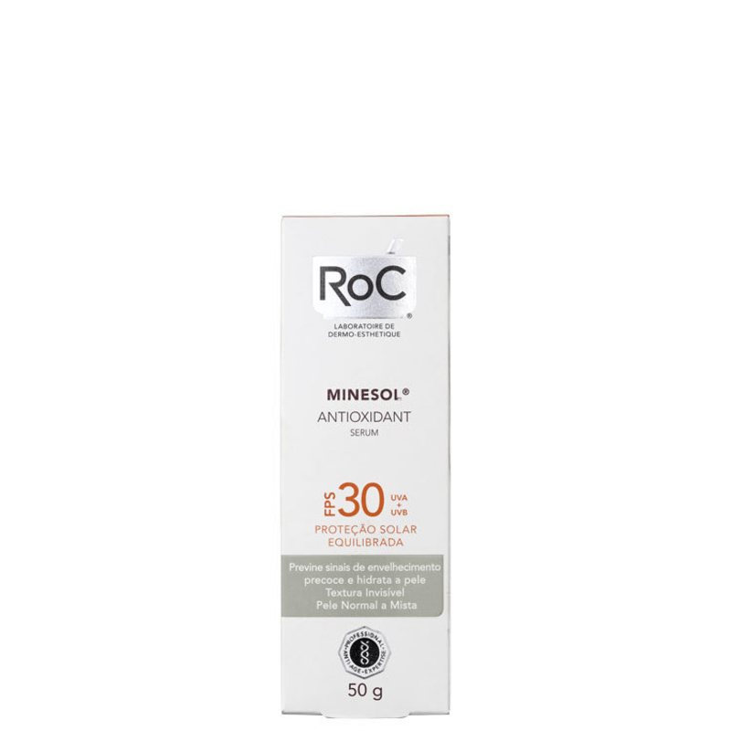 RoC Minesol Antioxidante FPS 30 - Protetor Solar Facial 50g