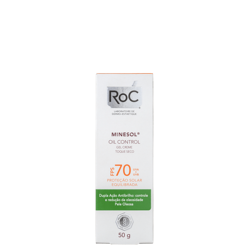 RoC Minesol Oil Control FPS 70 - Protetor Solar Facial 50g