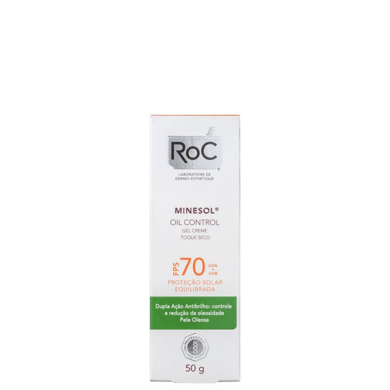 RoC Minesol Oil Control FPS 70 - Protetor Solar Facial 50g