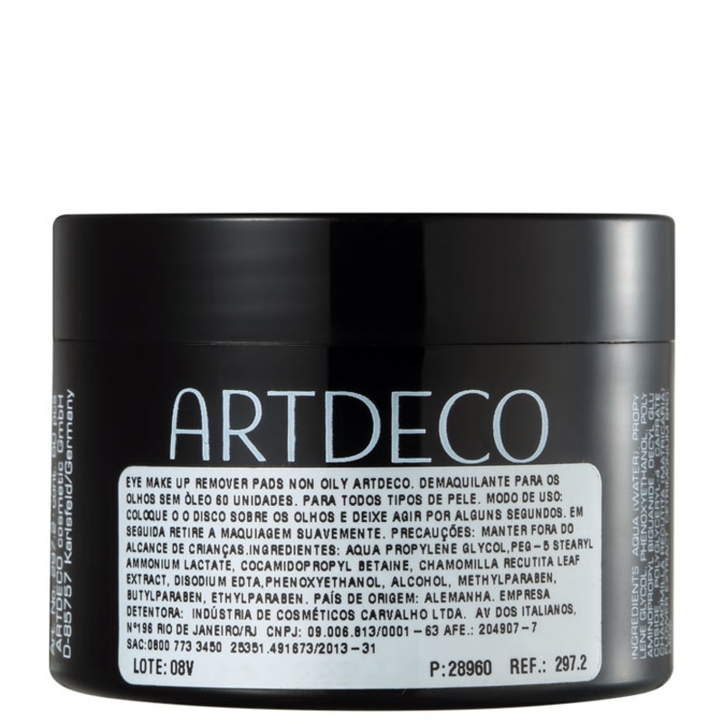 Artdeco Eye Make Up Remover Pads Non Oily - Demaquilante em Discos