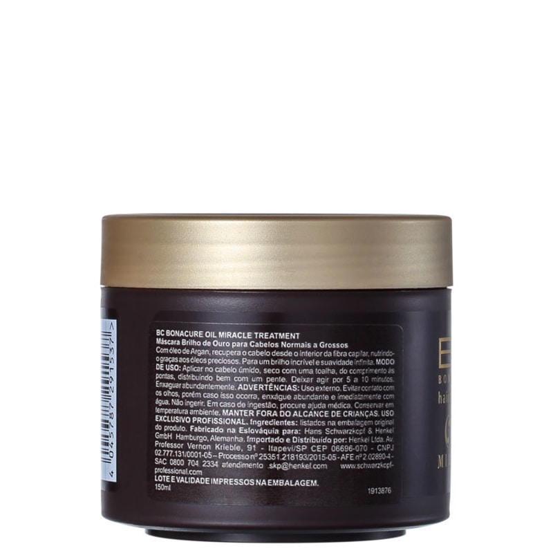 Schwarzkopf Professional BC Bonacure Oil Miracle Gold Shimmer Treatment - Máscara 150ml