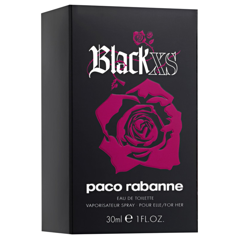 Black XS For Her Paco Rabanne Eau de Toilette - Perfume Feminino 30ml