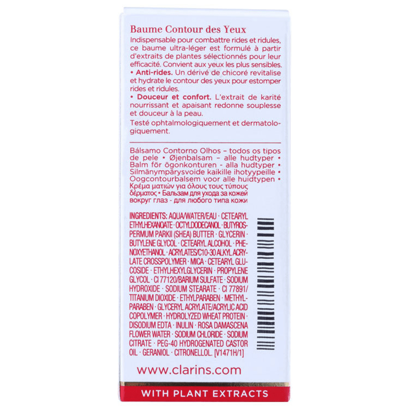Clarins Eye Contour Balm - Anti-Idade para O Contorno dos Olhos 20ml