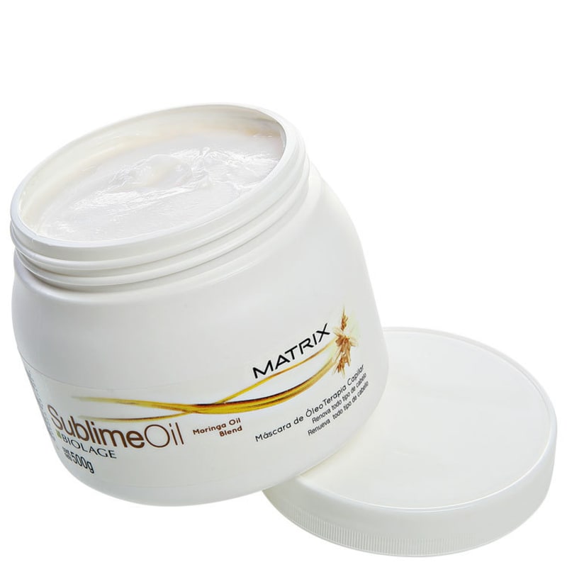 Matrix Biolage Sublime Oil Máscara de Óleo Terapia - Tratamento 500g