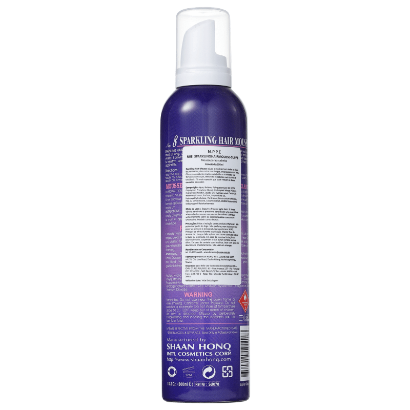 N.P.P.E. Sparkling Hair Mousse Nº8 - Mousse 300ml