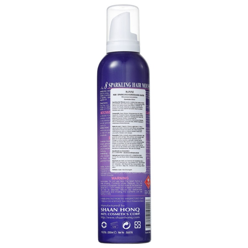 N.P.P.E. Sparkling Hair Mousse Nº8 - Mousse 300ml