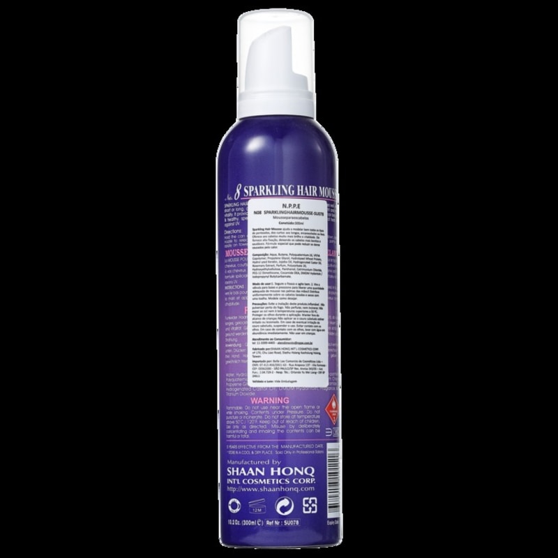 N.P.P.E. Sparkling Hair Mousse Nº8 - Mousse 300ml