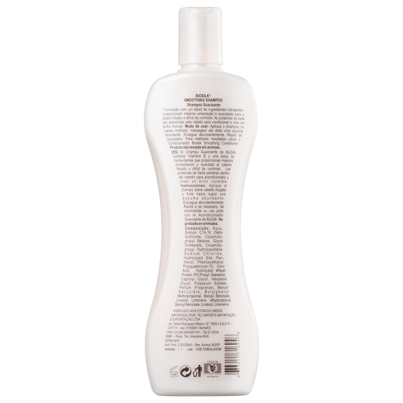 Biosilk Cleanse Smoothing - Shampoo 355ml