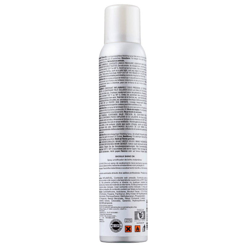 Biosilk Finish Shine On - Spray de Brilho 150g
