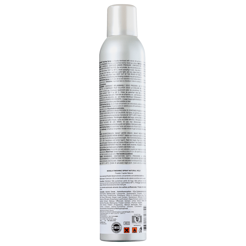 Biosilk Finishing Spray Natural Hold - Spray de Fixação Natural 284g