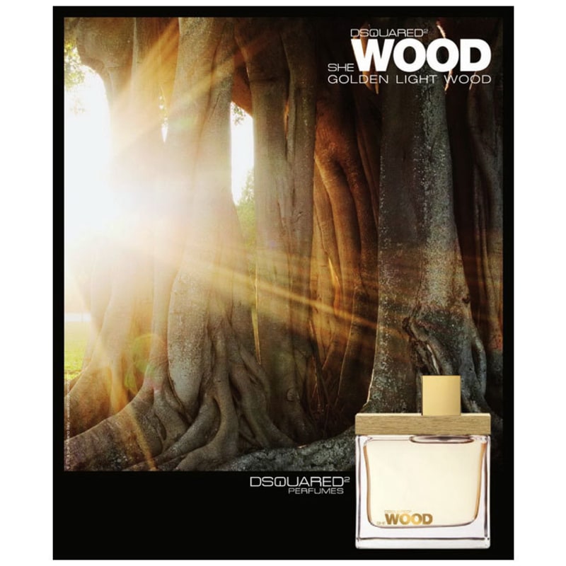 She Wood Golden Light Wood Dsquared Eau de Parfum - Perfume Feminino 30ml