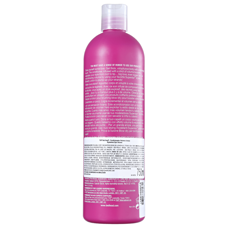 TIGI Bed Head Styleshots Epic Volume Conditioner - Condicionador 750ml