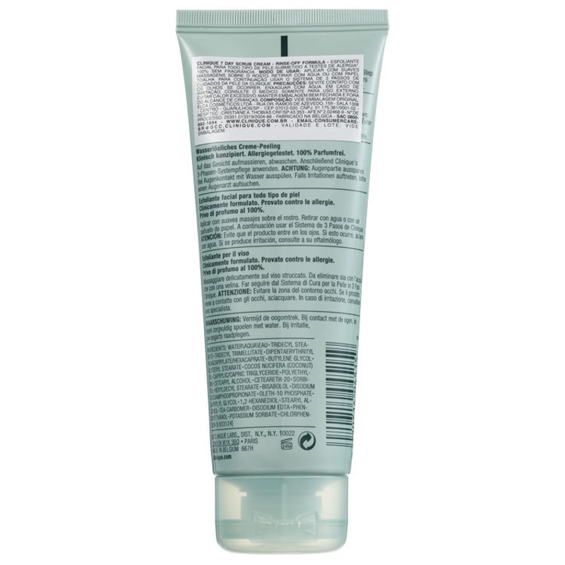 Clinique 7 Day Scrub Cream Rinse Off Formula - Esfoliante 100ml