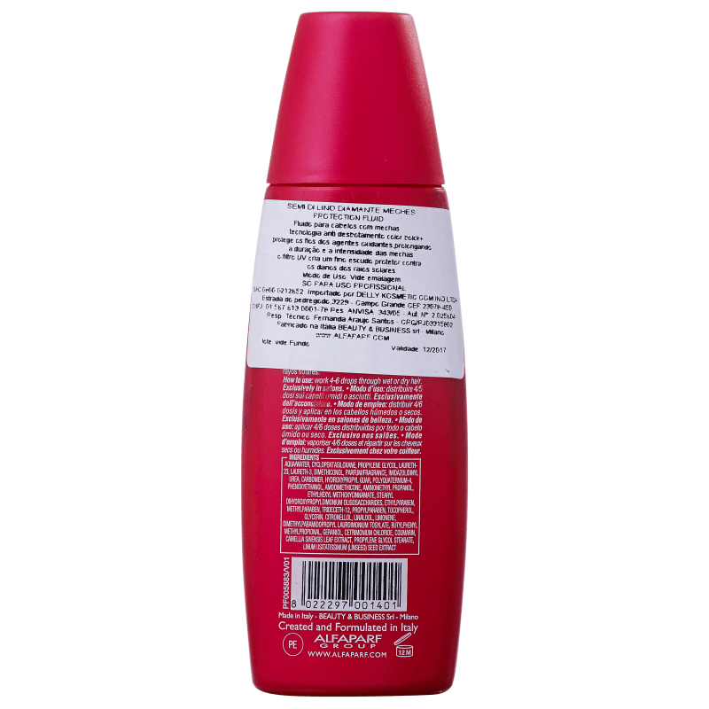 Alfaparf Semi di Lino Diamante Mèches Protection Fluid - Fluído 125ml