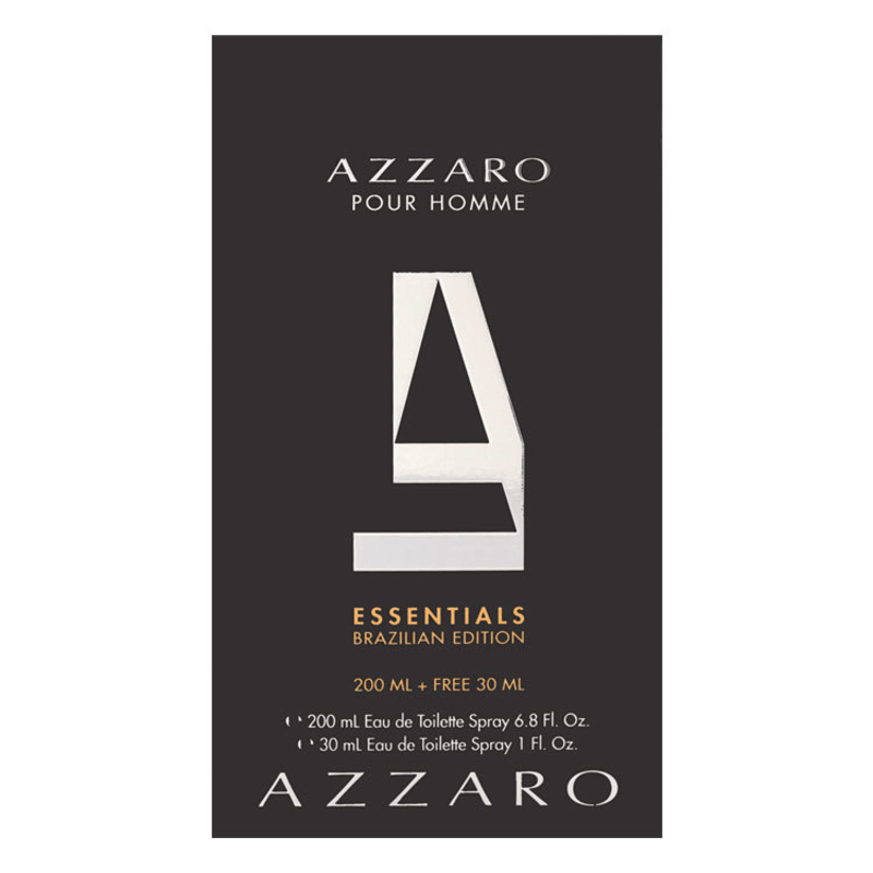 Conjunto Azzaro Pour Homme Masculino - Eau de Toilette 200ml + Eau de Toilette 30ml