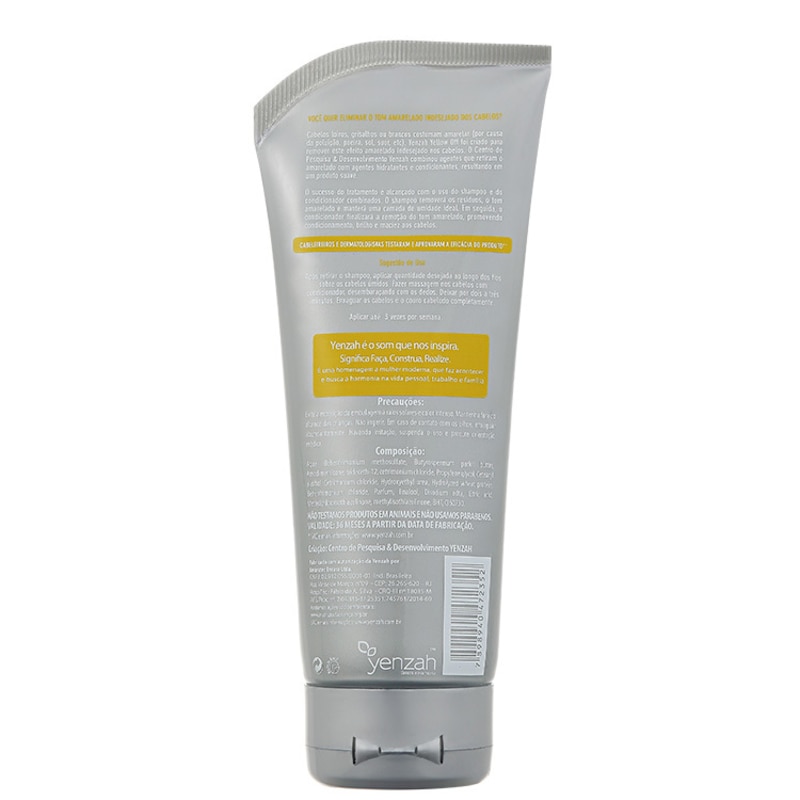 Yenzah Yellow Off Condicionador Desamarelador - Condicionador 200ml