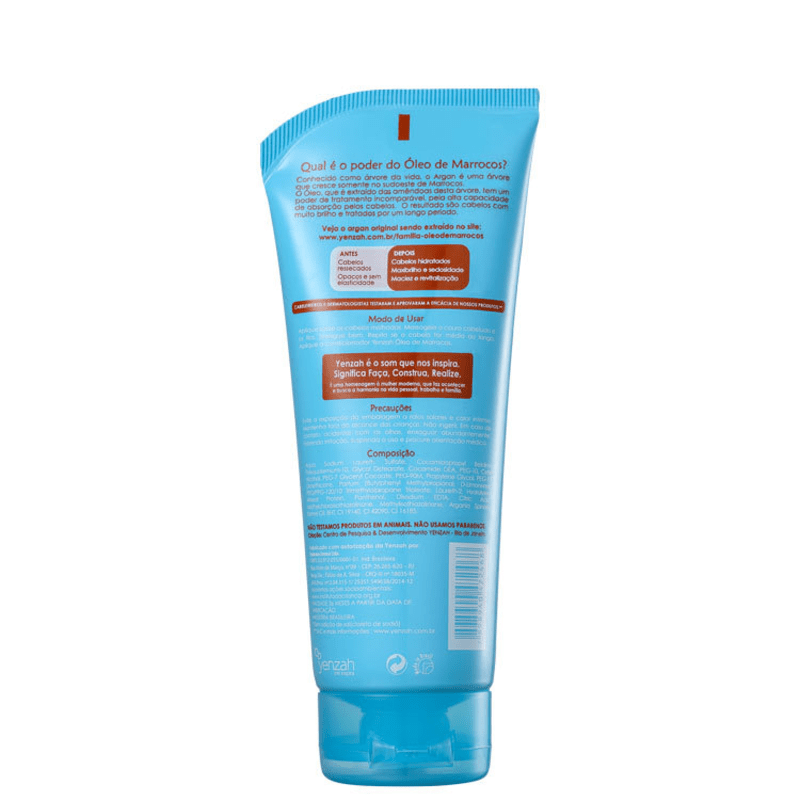 Yenzah Om Óleo de Marrocos Shampoo Reparador Hidratante - Shampoo 200ml