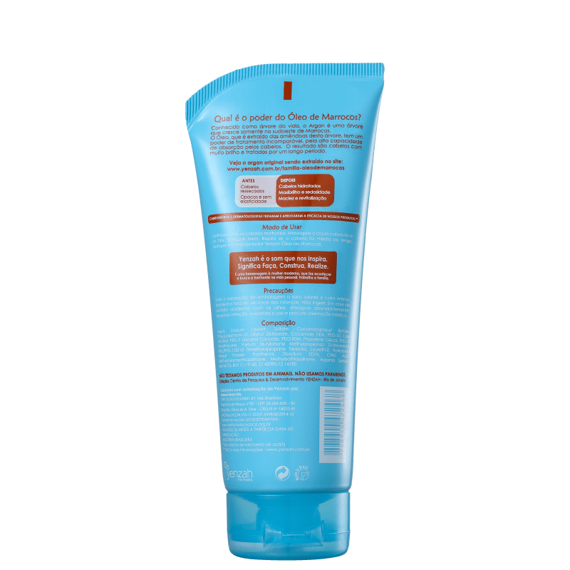 Yenzah Om Óleo de Marrocos Shampoo Reparador Hidratante - Shampoo 200ml