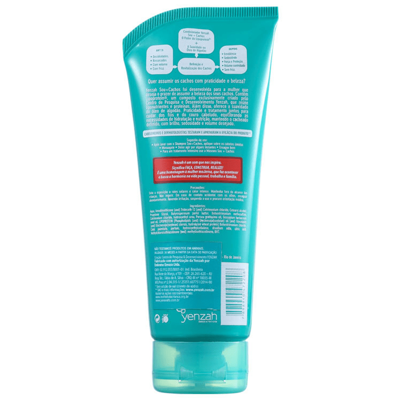 Yenzah Sou+Cachos Condicionador Ativador - Condicionador 200ml
