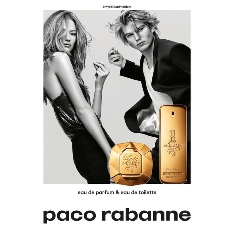 1 Million Paco Rabanne Eau de Toilette - Perfume Masculino 200ml