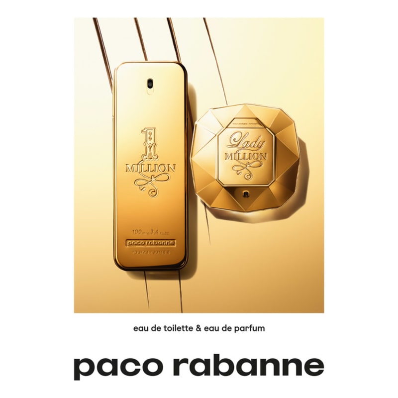 1 Million Paco Rabanne Eau de Toilette - Perfume Masculino 200ml