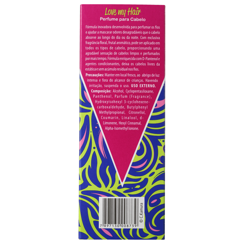 C.Kamura Love My Hair - Perfume para Cabelo 60ml