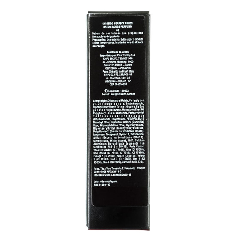 Shiseido Perfect Rouge RS306 - Batom Cremoso 4g