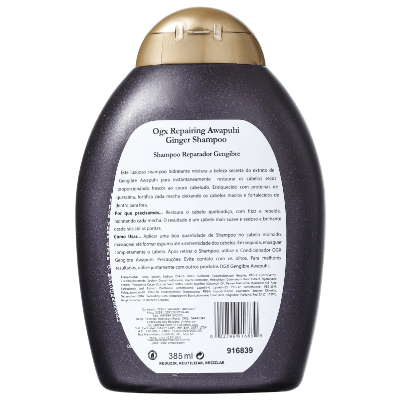 Organix Awapuhi Ginger - Shampoo 385ml