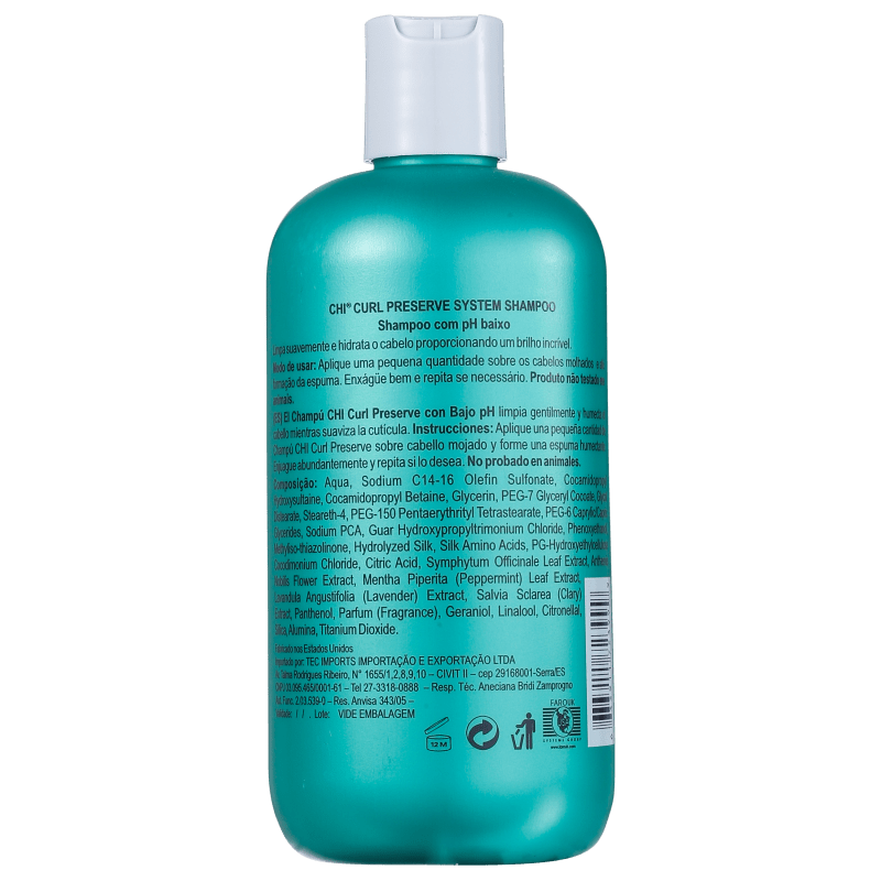CHI Curl Preserve System - Shampoo 355ml