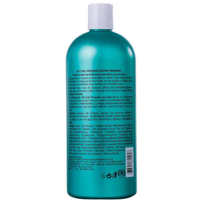 CHI Curl Preserve System Treatment -Tratamento Condicionante 950ml