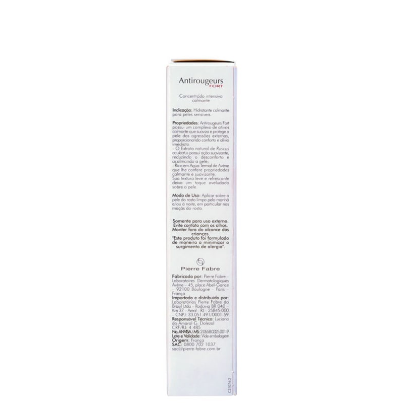 Avène Antirougeurs Fort - Creme Hidratante Antivermelhidão 30ml