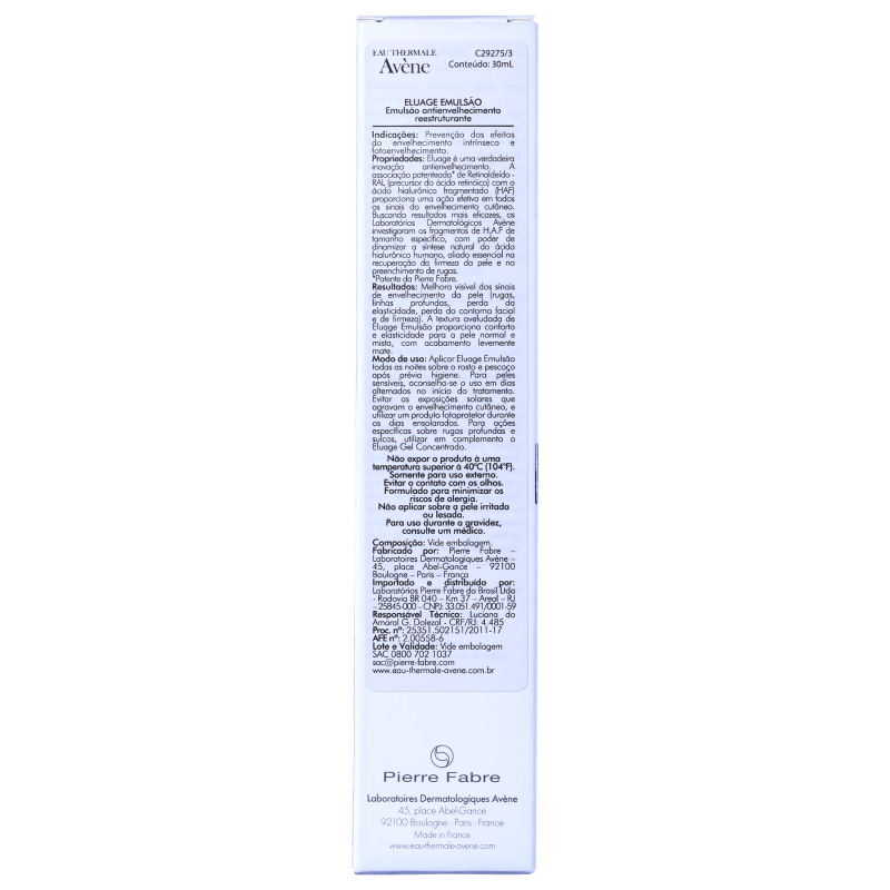 Avène Eluage - Emulsão Anti-Idade 30ml