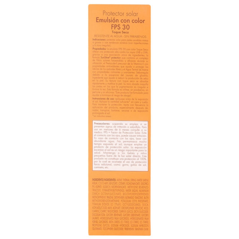 Avène High Protection Tinted FPS 30 - Protetor Solar com Cor 50ml