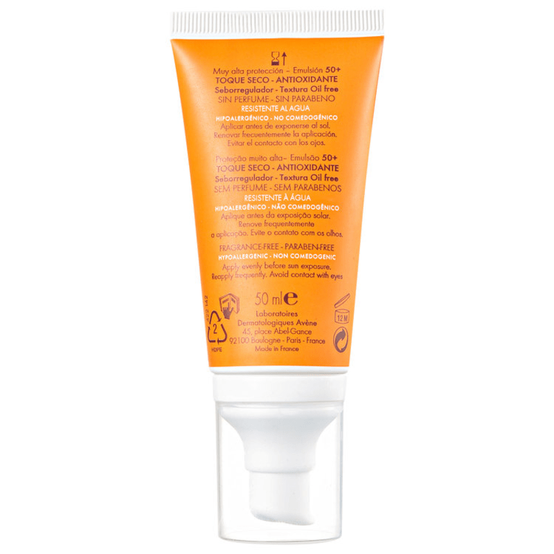 Avène Très Haute Protection Emulsion FPS 50+ - Protetor Solar Facial em Emulsão 50ml