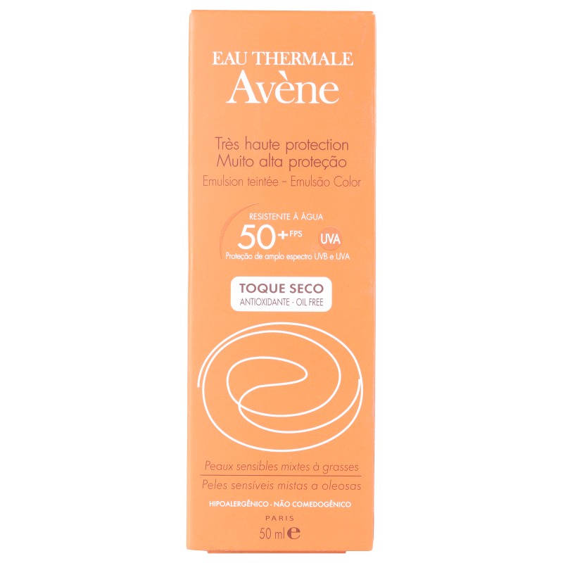 Avène Very High Protection Tinted Oil Free FPS 50 - Protetor Solar Facial 50ml