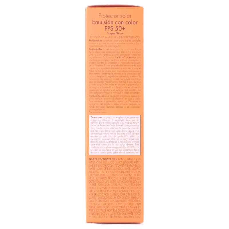 Avène Very High Protection Tinted Oil Free FPS 50 - Protetor Solar Facial 50ml