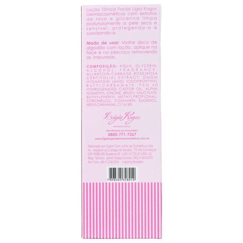 Ligia Kogos Loção Tônica Facial - Tônico Facial 200ml