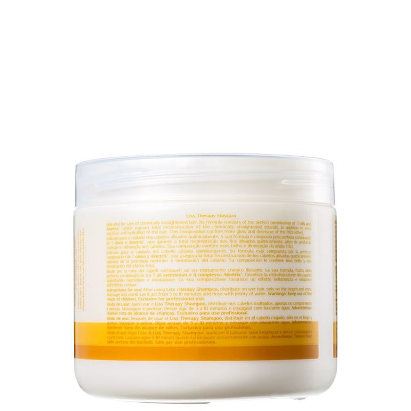 Yellow Liss Therapy Mask - Máscara de Tratamento 500g